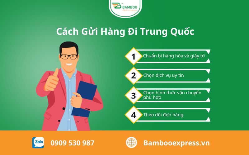 phương thức gửi hàng đi Trung Quốc