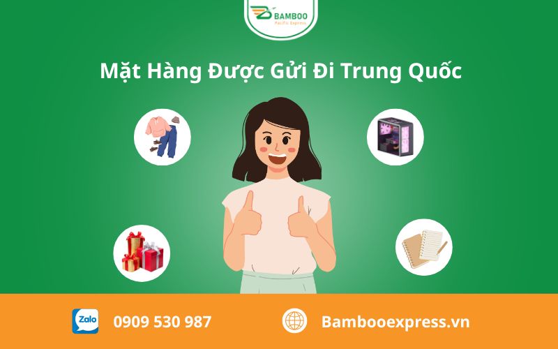 mặt hàng được phép vận chuyển