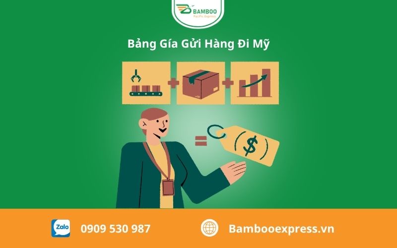Giá gửi hàng đi Mỹ